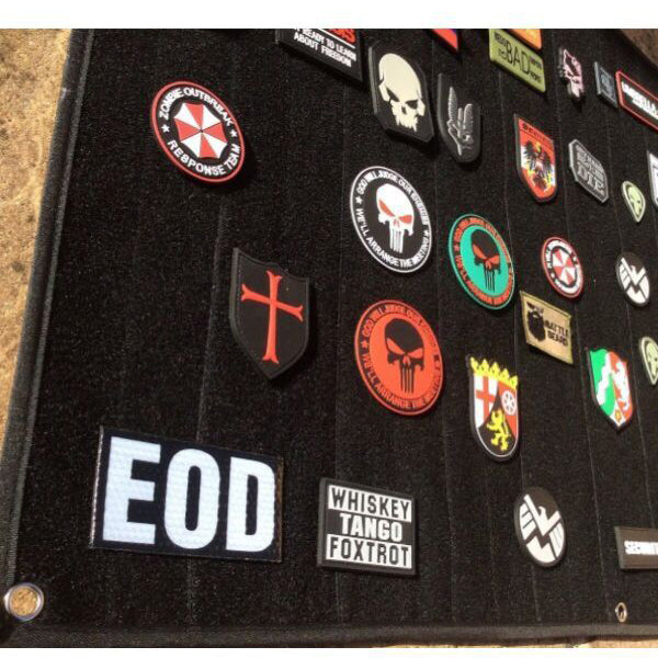 Klett-Paneel MEDIUM VELCRO PANEL, od green