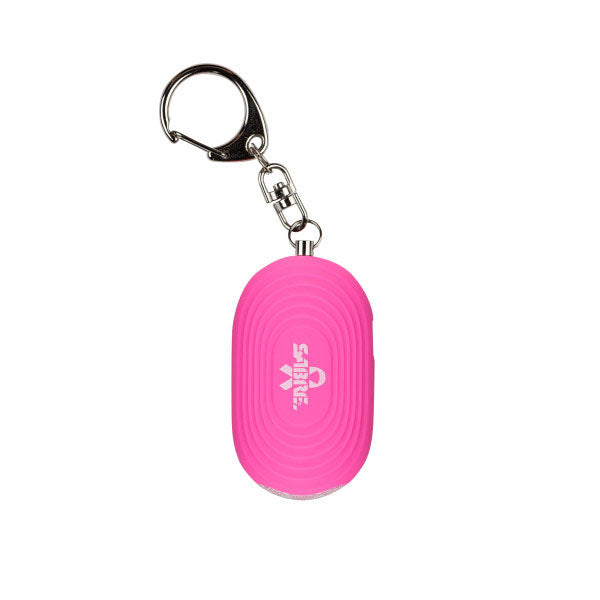 Schrillalarm 2-in-1 Personal Alarm mit LED Licht & Karabinerhaken