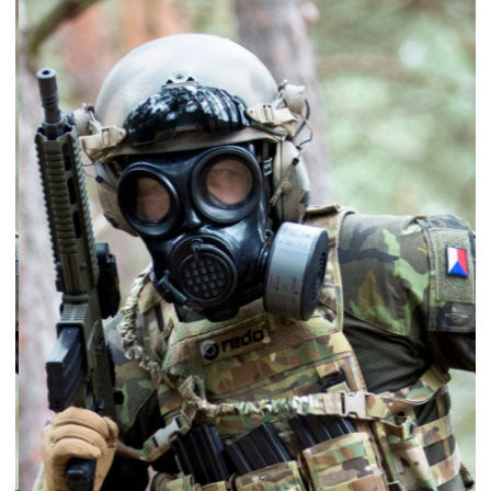 Gasmaske Modell OM-90 (auch Kindergrössen)