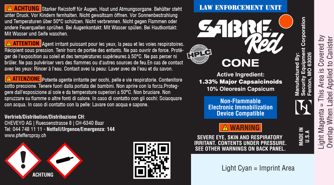 Pfefferspray MK-3 CONE, Sprühkegel, (60ml)