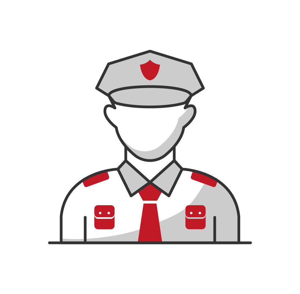 Pfefferspray Polizei / Security