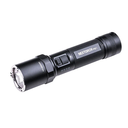 Taktische LED-Taschenlampe P81, 3'000 Lumen (inkl. Akku)