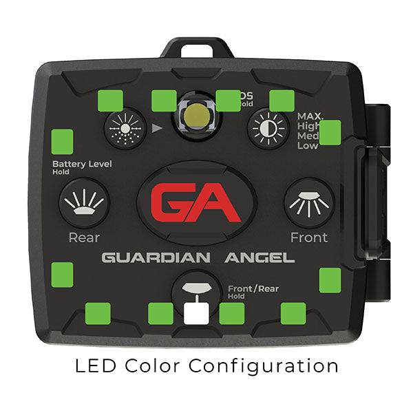 GUARDIAN ANGEL Sicherheitslicht MICRO GREEN/GREEN, inkl. Akku