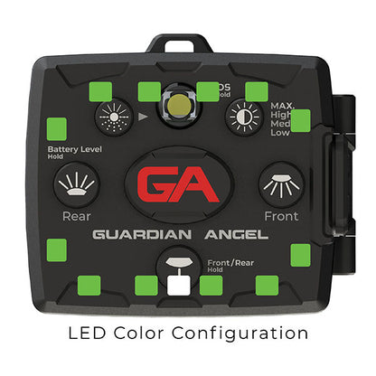 GUARDIAN ANGEL Sicherheitslicht MICRO GREEN/GREEN, inkl. Akku
