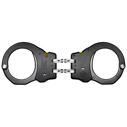 Handschelle ULTRA PLUS CUFF mit Gelenk, Aluminium, schwarz
