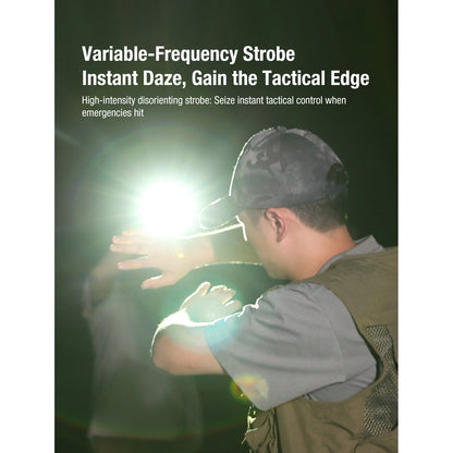Tactical Flashlight FlatTac X2, 3'000 Lumen (inkl. Akku)