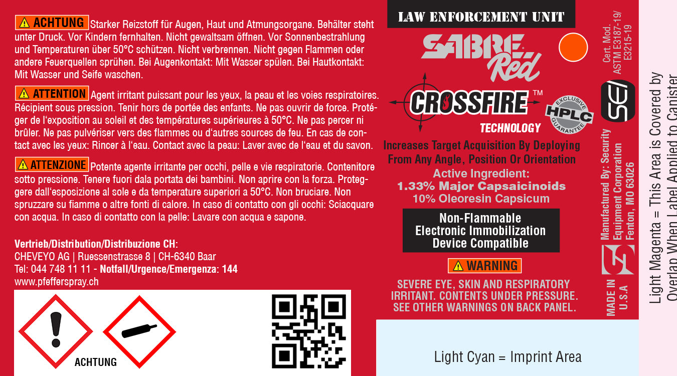 Pfefferspray MK-3 CROSSFIRE, Strahl, 45ml