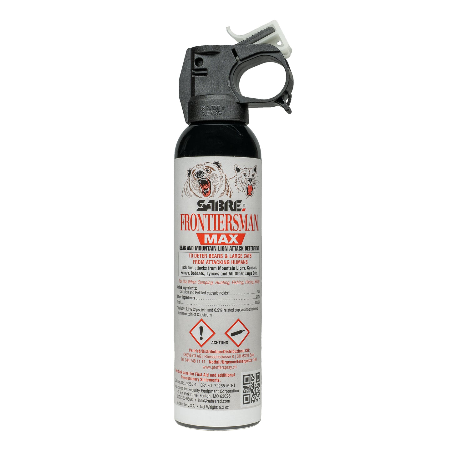Pfefferspray Bär/Wolf FRONTIERSMAN MAX 260 GRAM BEAR SPRAY