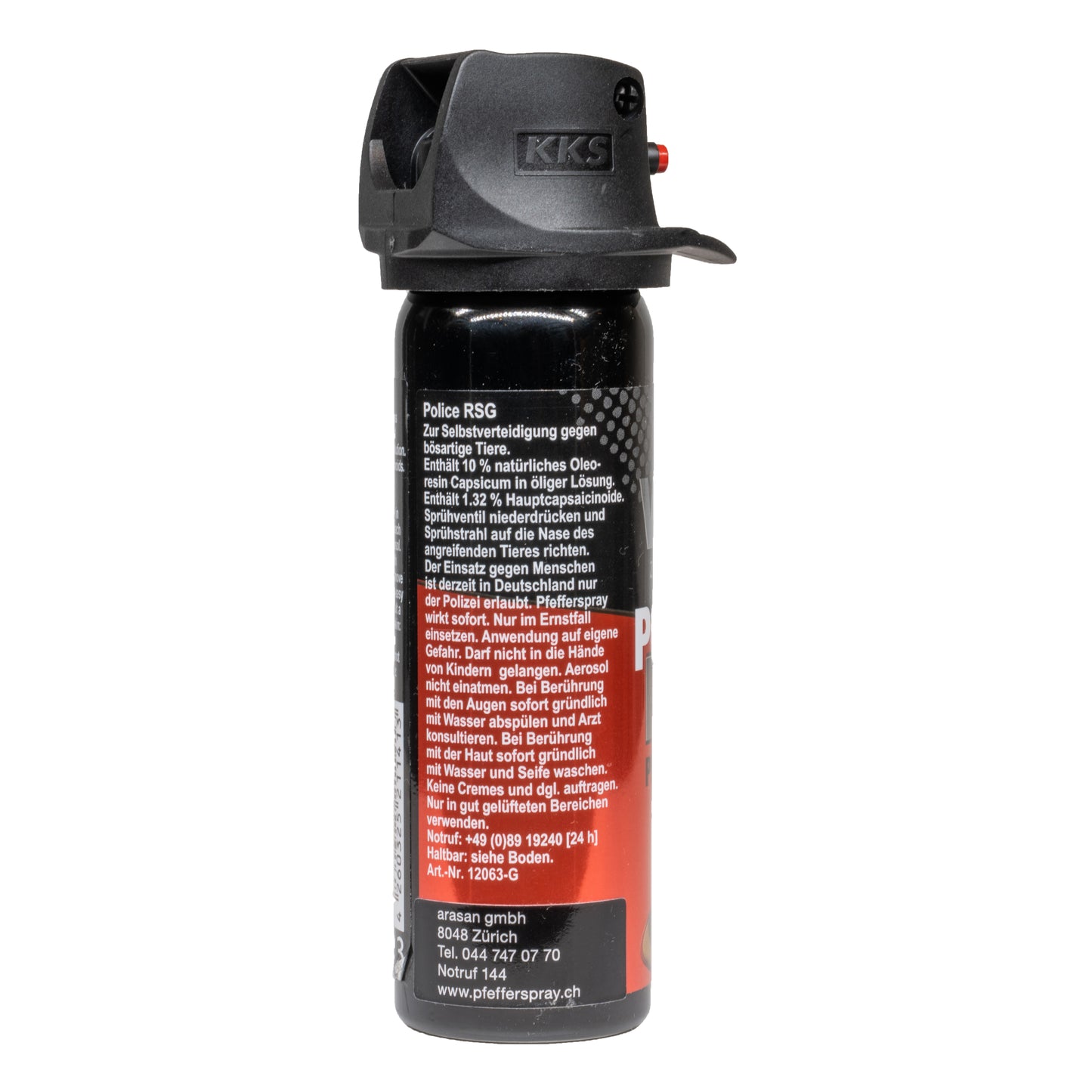 Pfefferspray VESK – RSG Police, Breitstrahl, 63ml